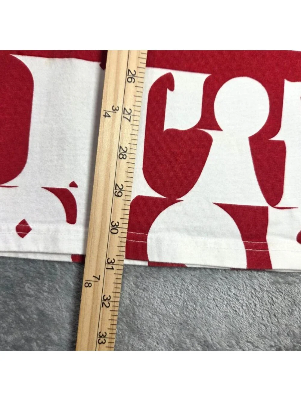 Vintage Air Jordan Shirt Mens Large Red White AOP Spellout Y2K Nike Tee